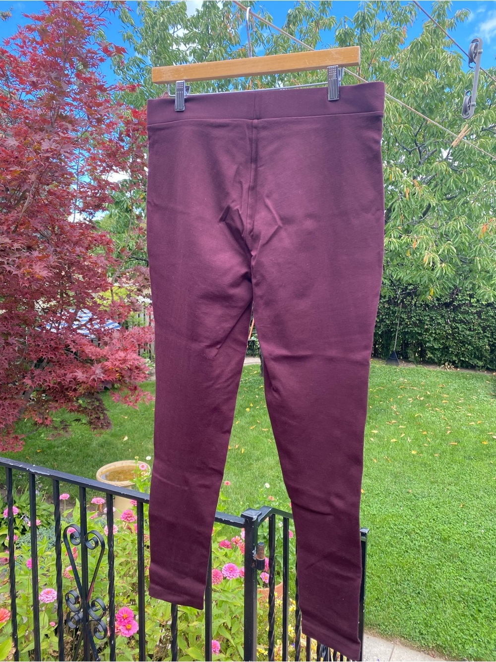 Vince Camuto Women's Burgundy Slim Leggings